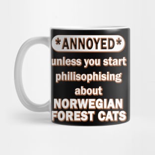 Norwegian Forest Cat Cat Hair Saying Mug